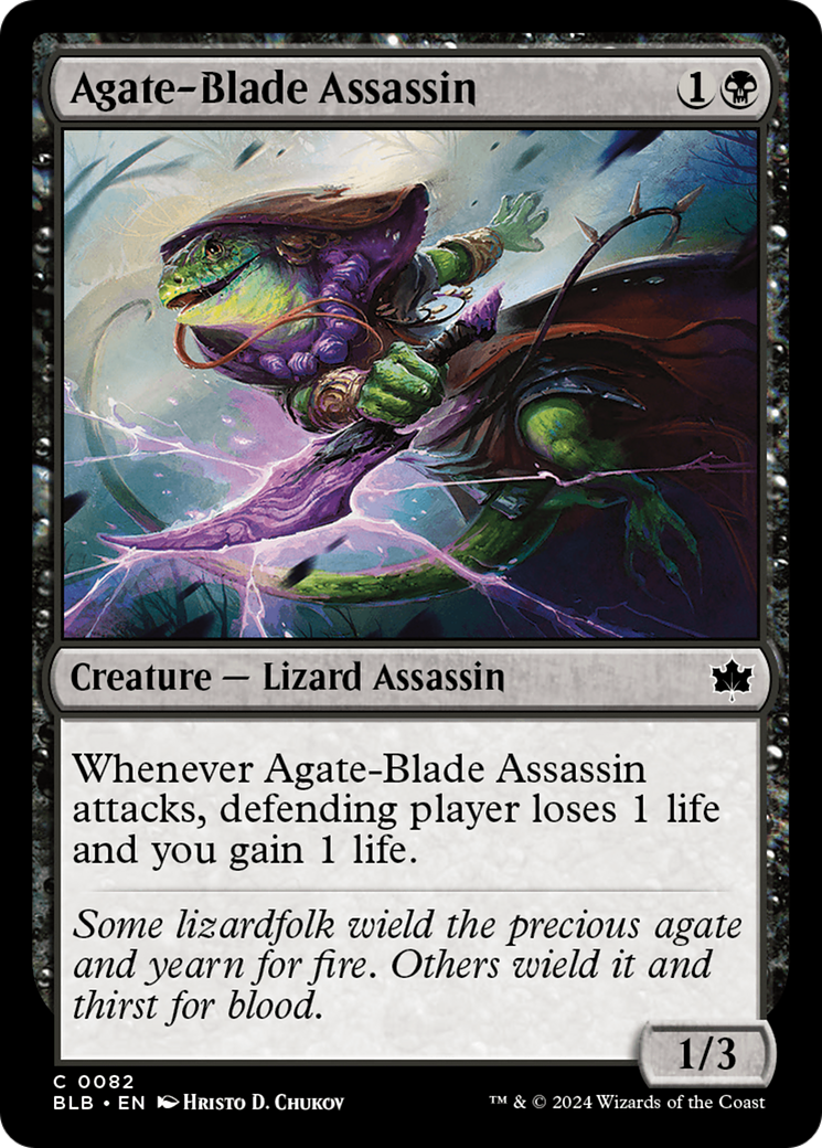 Agate-Blade Assassin [Bloomburrow] | Card Merchant Takapuna