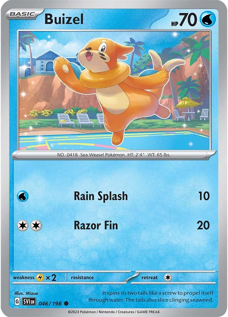 Buizel (046/198) [Scarlet & Violet: Base Set] | Card Merchant Takapuna