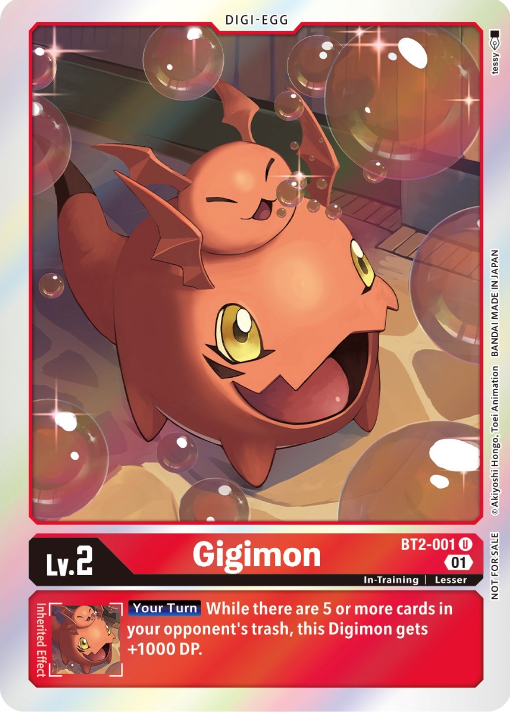 Gigimon [BT2-001] (ST-11 Special Entry Pack) [Release Special Booster Promos] | Card Merchant Takapuna