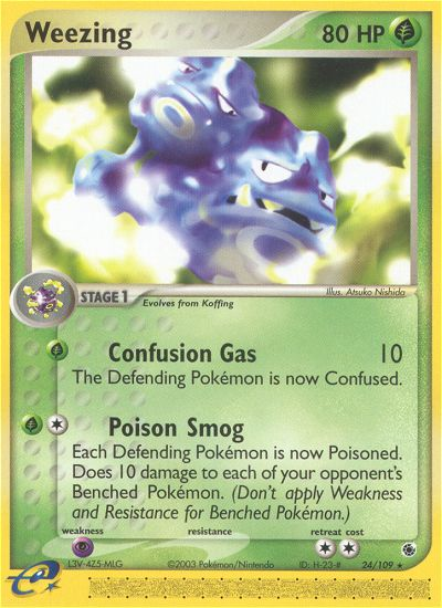 Weezing (24/109) [EX: Ruby & Sapphire] | Card Merchant Takapuna