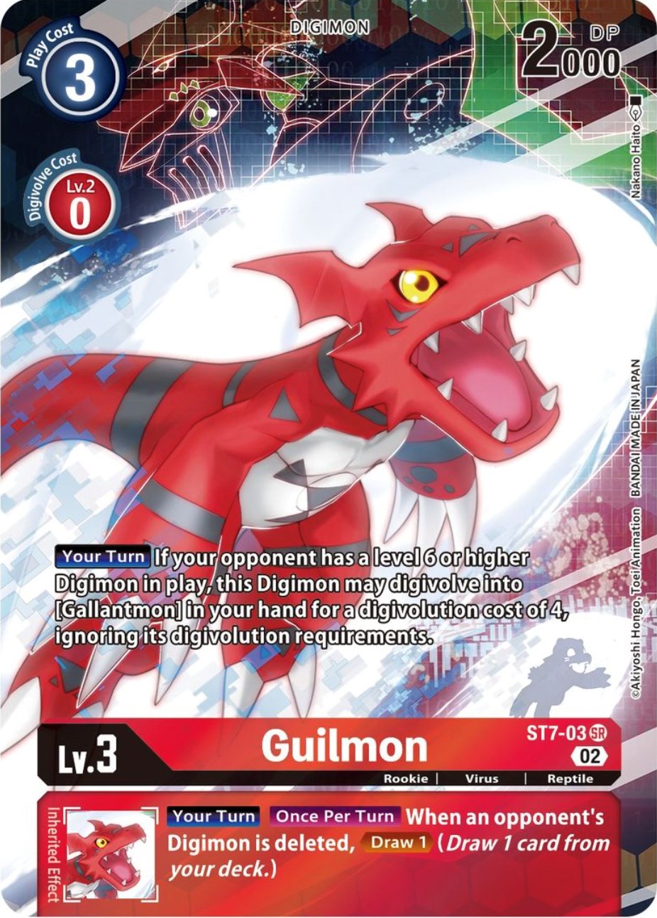 Guilmon [ST7-03] (Alternate Art) [Starter Deck: Beelzemon Advanced Deck Set] | Card Merchant Takapuna