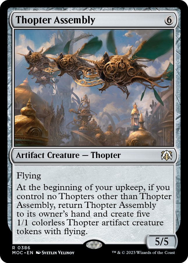 Thopter Assembly [March of the Machine Commander] | Card Merchant Takapuna