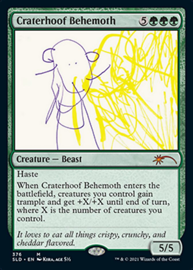 Craterhoof Behemoth (376) [Secret Lair Drop Series] | Card Merchant Takapuna