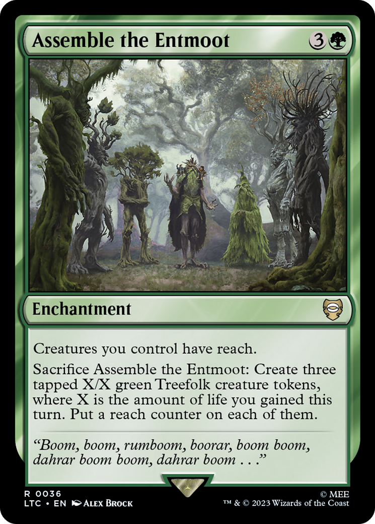 Assemble the Entmoot [The Lord of the Rings: Tales of Middle-Earth Commander] | Card Merchant Takapuna