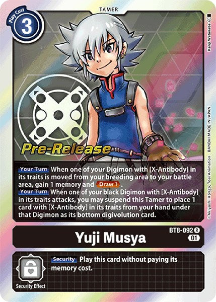 Yuji Musya [BT8-092] [New Awakening Pre-Release Cards] | Card Merchant Takapuna