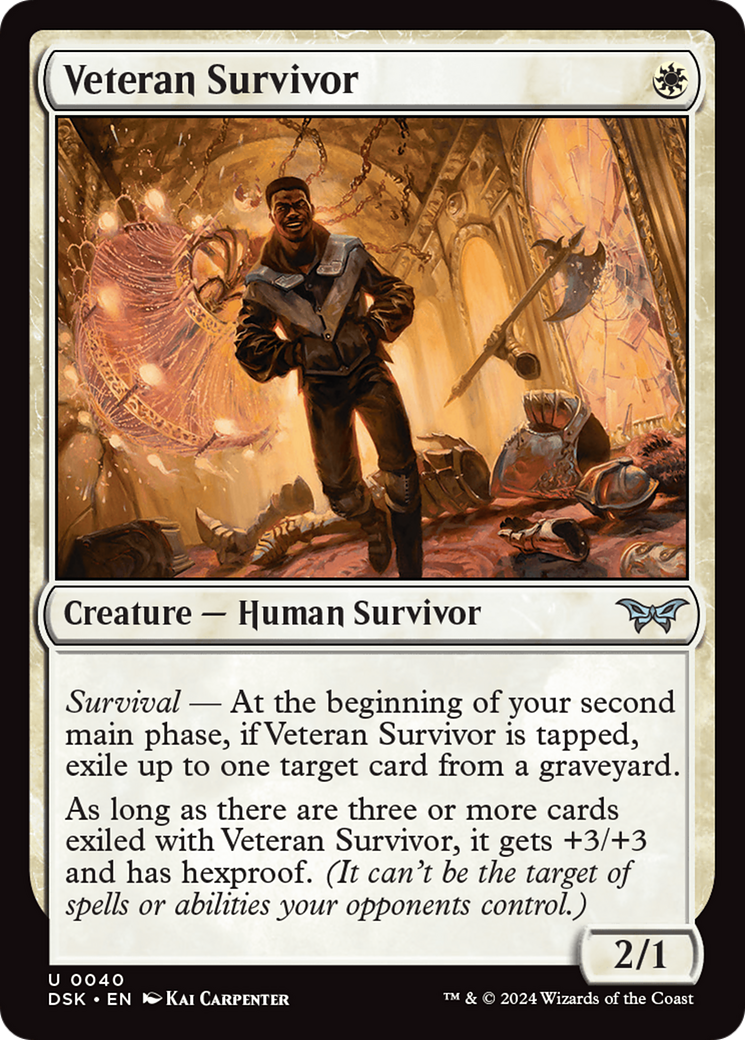 Veteran Survivor [Duskmourn: House of Horror] | Card Merchant Takapuna