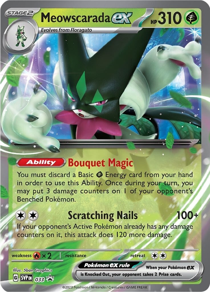 Meowscarada ex (033) [Scarlet & Violet: Black Star Promos] | Card Merchant Takapuna