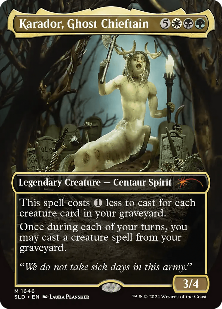 Karador, Ghost Chieftain (Rainbow Foil) [Secret Lair Drop Series] | Card Merchant Takapuna