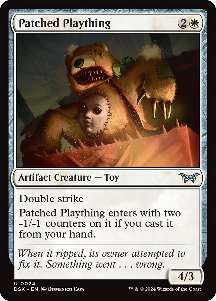 Patched Plaything [Duskmourn: House of Horror] | Card Merchant Takapuna