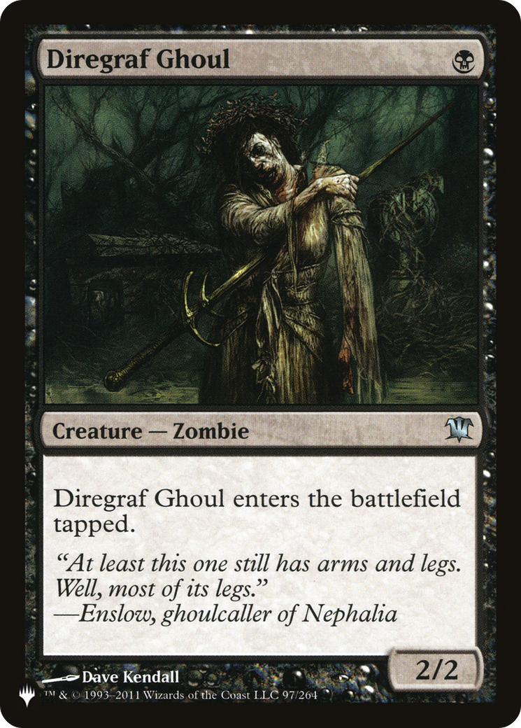 Diregraf Ghoul [The List] | Card Merchant Takapuna