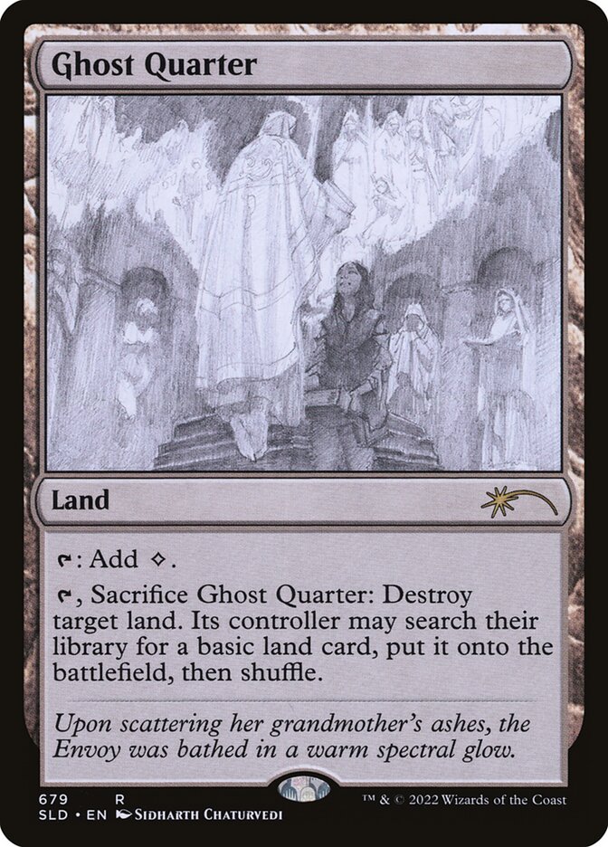 Ghost Quarter (Sketch) [Secret Lair Drop Promos] | Card Merchant Takapuna