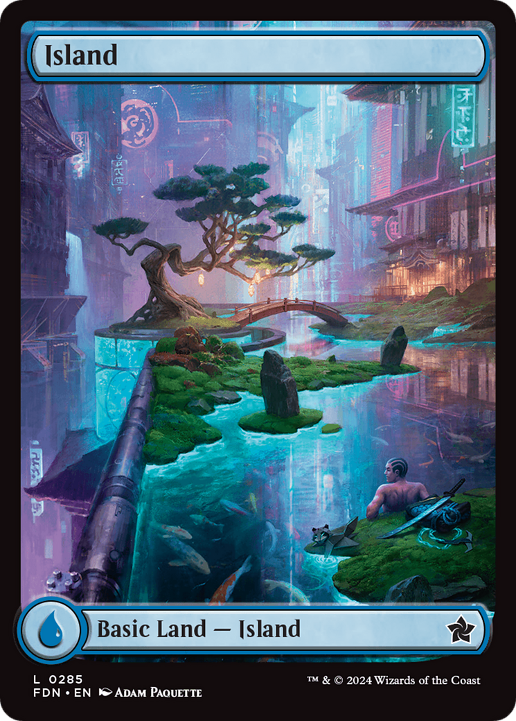 Island (0285) [Foundations] | Card Merchant Takapuna