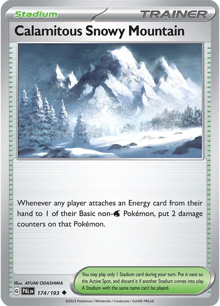 Calamitous Snowy Mountain (174/193) [Scarlet & Violet: Paldea Evolved] | Card Merchant Takapuna