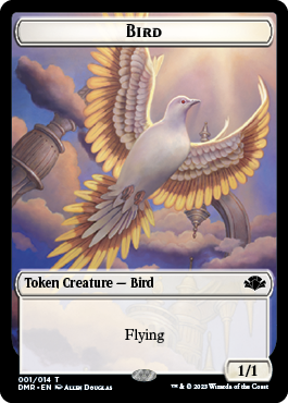 Zombie // Bird Double-Sided Token [Dominaria Remastered Tokens] | Card Merchant Takapuna