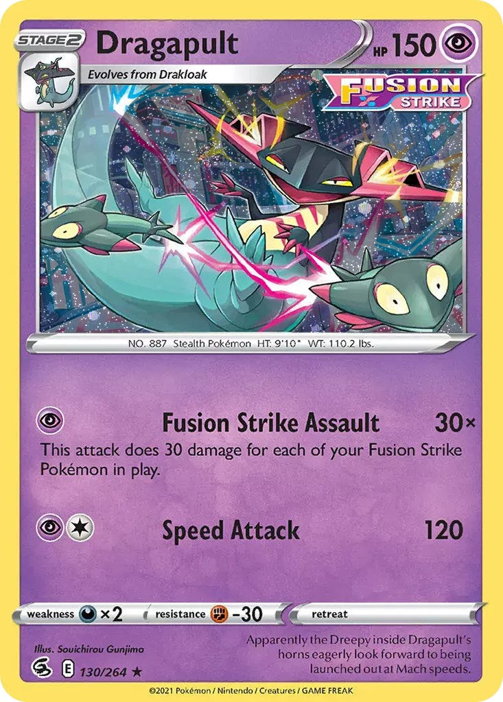 Dragapult (130/264) (Cosmos Holo) [Sword & Shield: Fusion Strike] | Card Merchant Takapuna