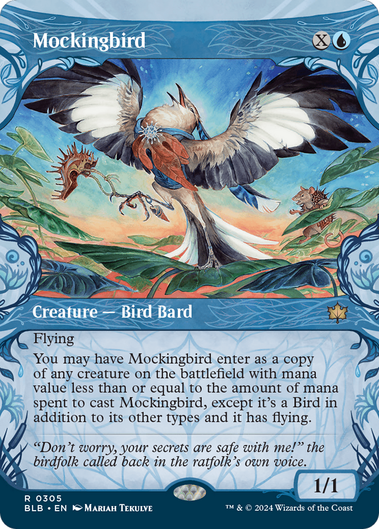 Mockingbird (Showcase) [Bloomburrow] | Card Merchant Takapuna