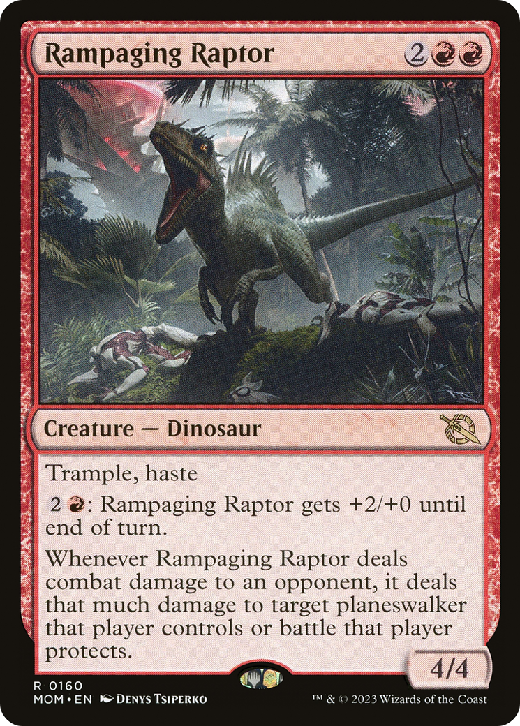 Rampaging Raptor [March of the Machine] | Card Merchant Takapuna