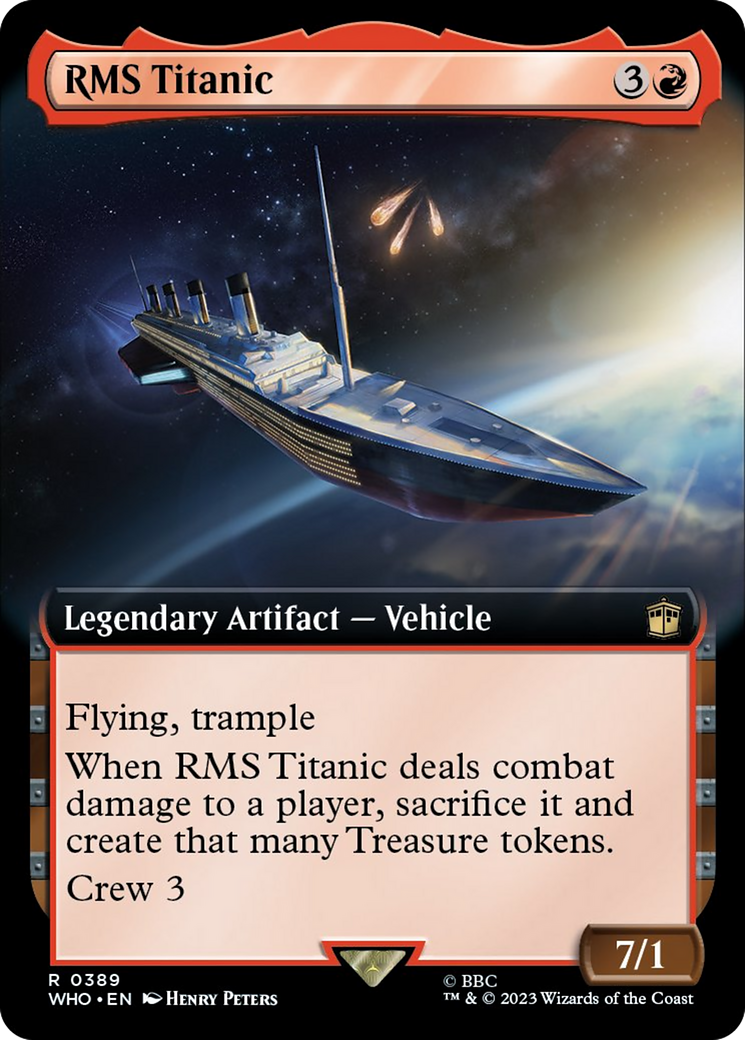 RMS Titanic (Extended Art) [Doctor Who] | Card Merchant Takapuna