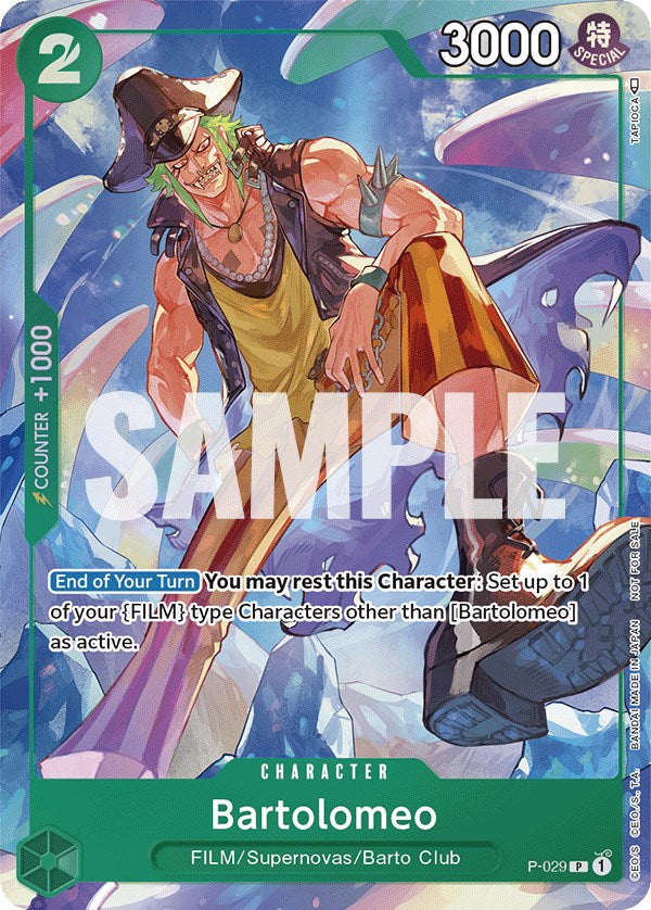 Bartolomeo (Event Pack Vol. 1) [One Piece Promotion Cards] | Card Merchant Takapuna