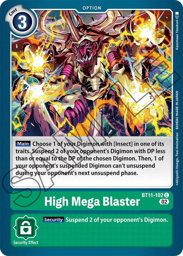 High Mega Blaster [BT11-102] [Dimensional Phase] | Card Merchant Takapuna