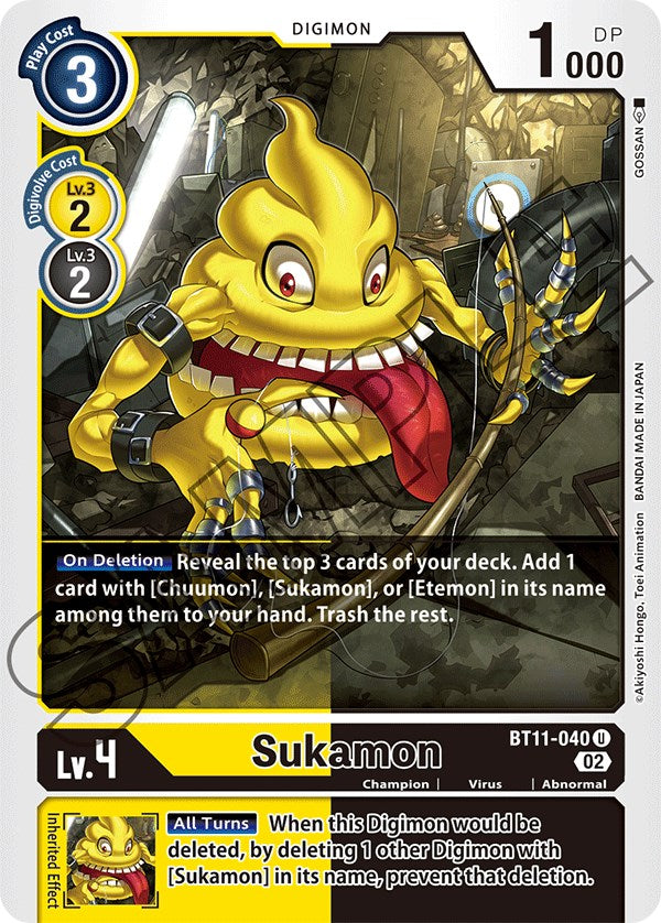 Sukamon [BT11-040] [Dimensional Phase] | Card Merchant Takapuna