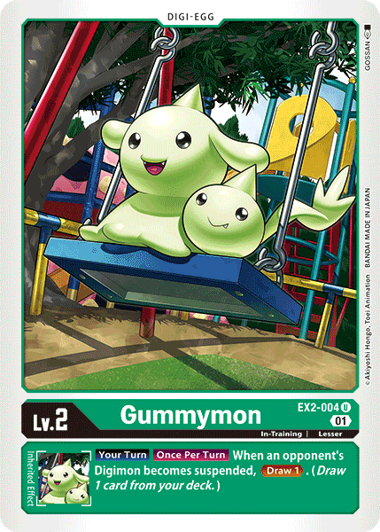 Gummymon [EX2-004] [Digital Hazard] | Card Merchant Takapuna