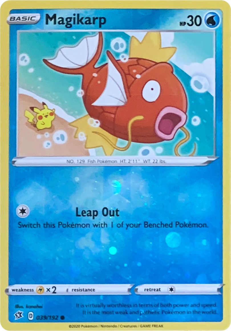 Magikarp (039/192) (Reverse Cosmos Holo) [Sword & Shield: Rebel Clash] | Card Merchant Takapuna