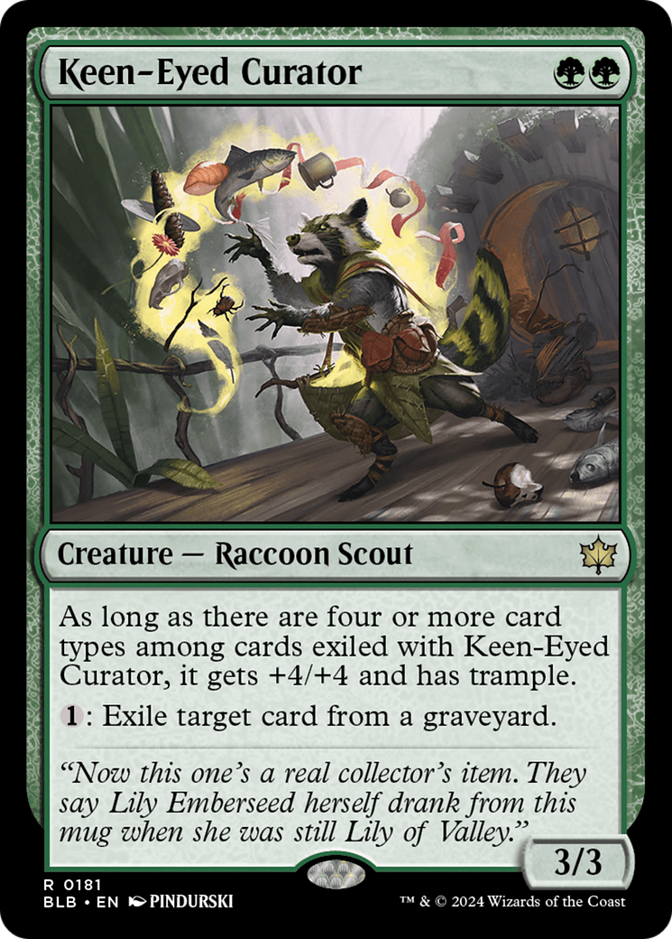 Keen-Eyed Curator [Bloomburrow] | Card Merchant Takapuna