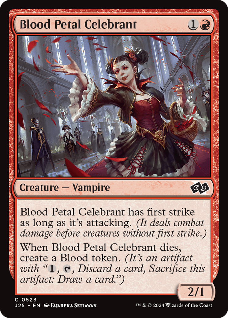 Blood Petal Celebrant [Foundations Jumpstart] | Card Merchant Takapuna