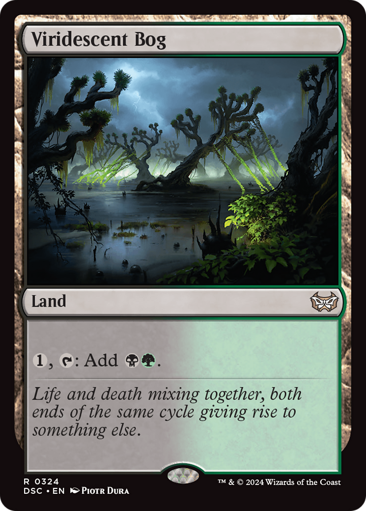 Viridescent Bog [Duskmourn: House of Horror Commander] | Card Merchant Takapuna