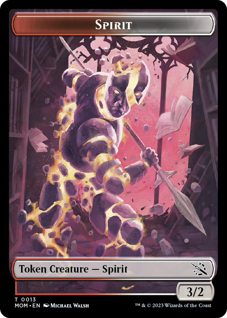 Spirit Token (13) [March of the Machine Tokens] | Card Merchant Takapuna