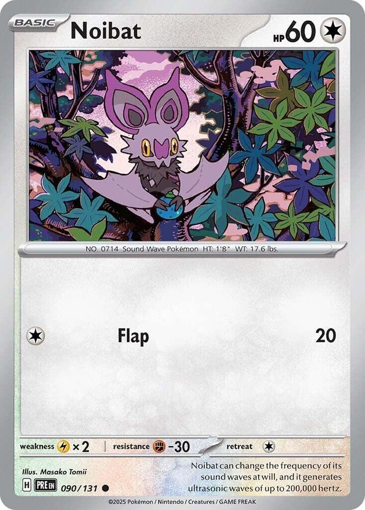 Noibat (090/131) [Scarlet & Violet: Prismatic Evolutions] | Card Merchant Takapuna