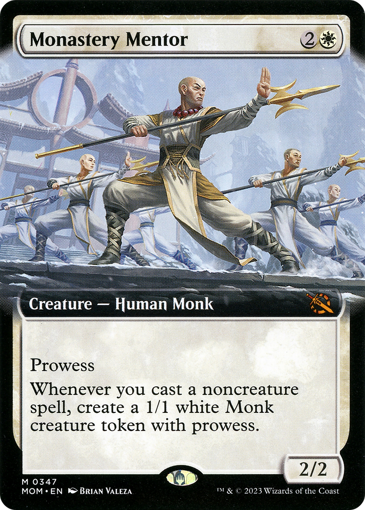 Monastery Mentor (Extended Art) [March of the Machine] | Card Merchant Takapuna