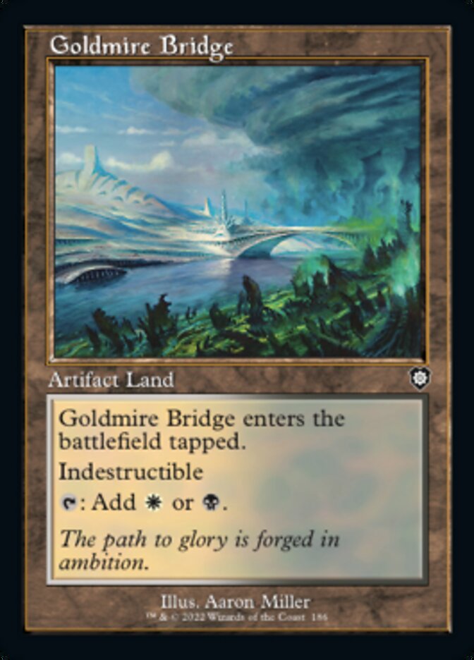 Goldmire Bridge (Retro) [The Brothers' War Commander] | Card Merchant Takapuna