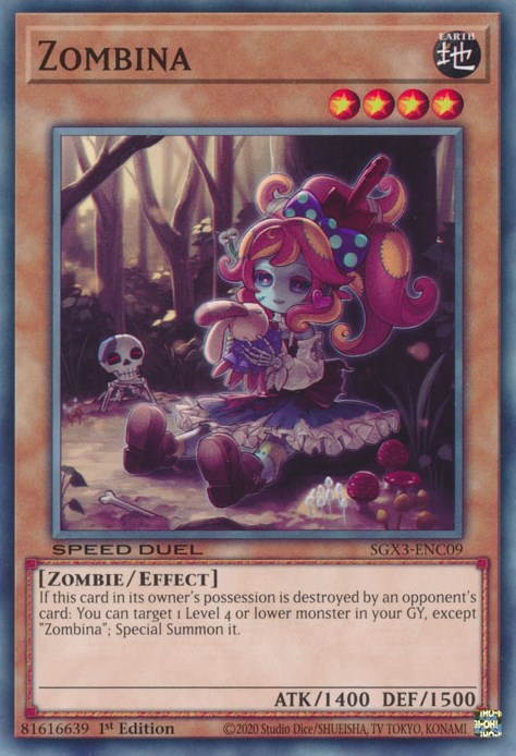 Zombina [SGX3-ENC09] Common | Card Merchant Takapuna