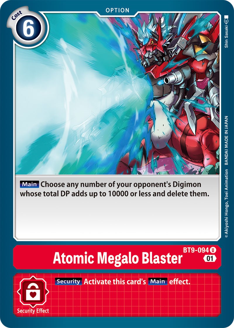 Atomic Megalo Blaster [BT9-094] [X Record] | Card Merchant Takapuna