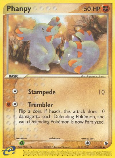 Phanpy (62/109) [EX: Ruby & Sapphire] | Card Merchant Takapuna