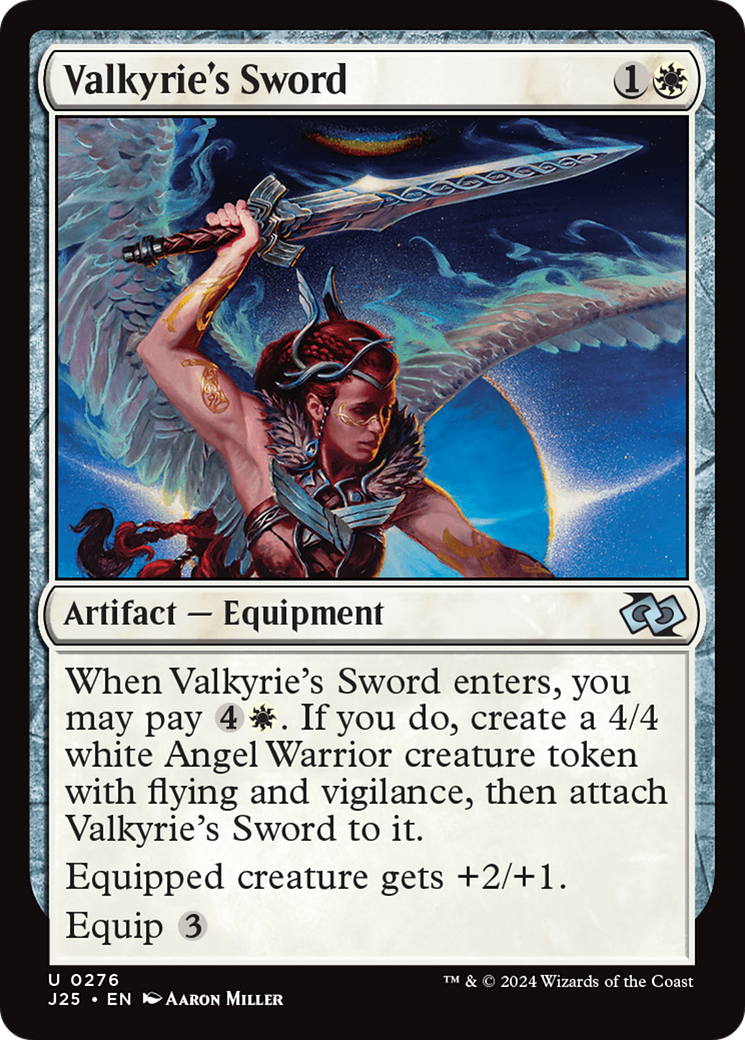 Valkyrie's Sword [Foundations Jumpstart] | Card Merchant Takapuna