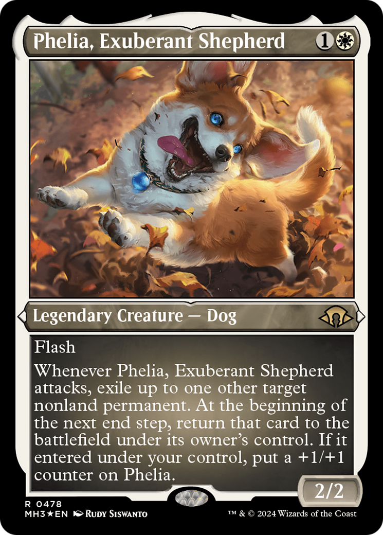 Phelia, Exuberant Shepherd (Foil Etched) [Modern Horizons 3] | Card Merchant Takapuna