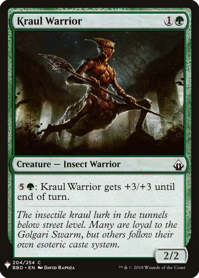 Kraul Warrior [Mystery Booster] | Card Merchant Takapuna