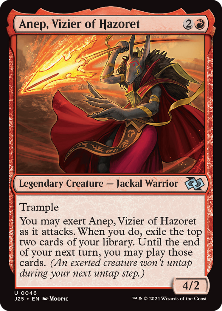 Anep, Vizier of Hazoret (Anime) [Foundations Jumpstart] | Card Merchant Takapuna