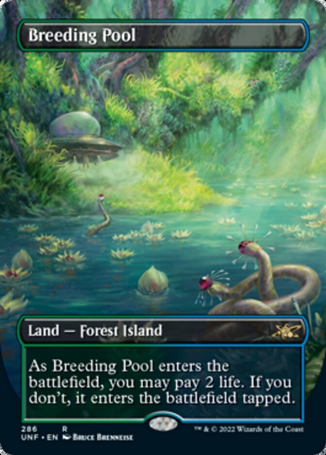 Breeding Pool (Borderless) [Unfinity] | Card Merchant Takapuna