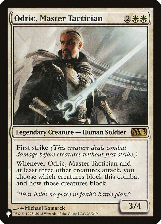 Odric, Master Tactician [The List] | Card Merchant Takapuna