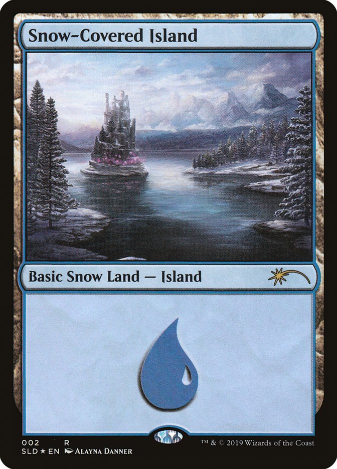 Snow-Covered Island (2) [Secret Lair Drop Series] | Card Merchant Takapuna