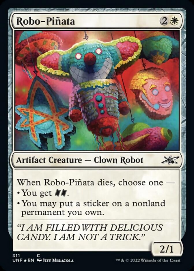 Robo-Pinata (Galaxy Foil) [Unfinity] | Card Merchant Takapuna