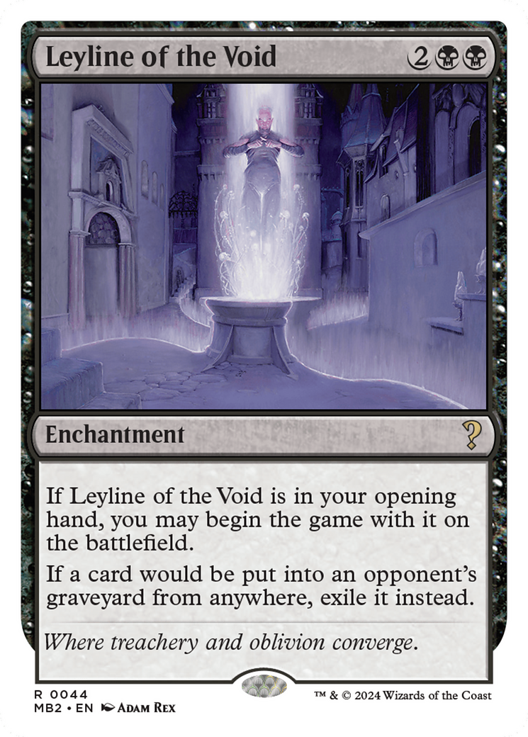 Leyline of the Void (White Border) [Mystery Booster 2] | Card Merchant Takapuna