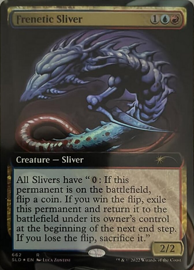 Frenetic Sliver (Extended Art) [Secret Lair Drop Promos] | Card Merchant Takapuna