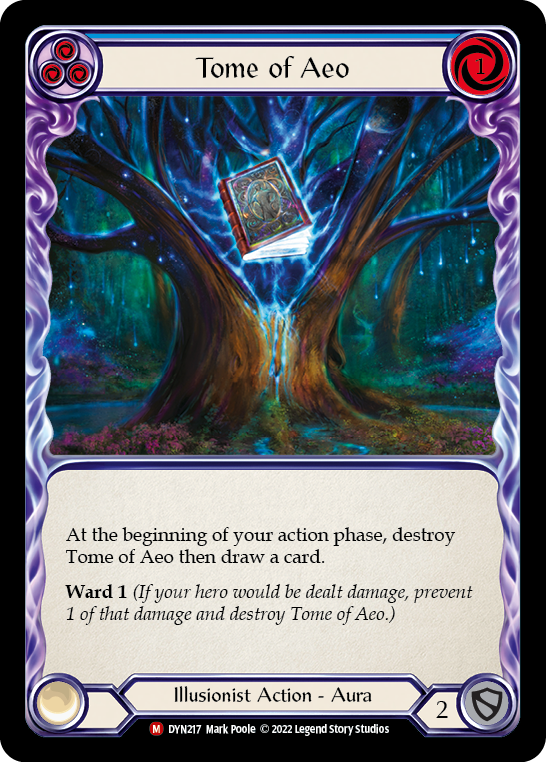 Tome of Aeo [DYN217] (Dynasty)  Rainbow Foil | Card Merchant Takapuna