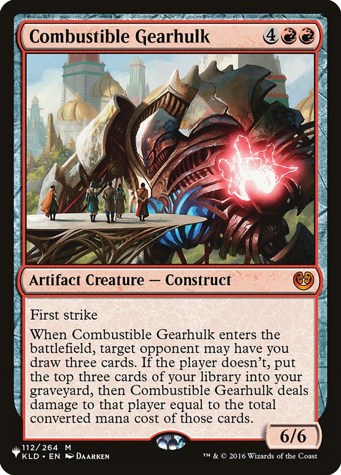 Combustible Gearhulk [The List] | Card Merchant Takapuna