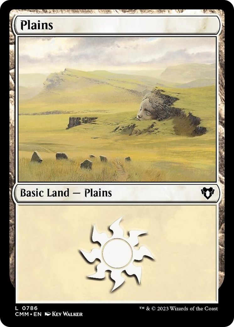 Plains (786) [Commander Masters] | Card Merchant Takapuna